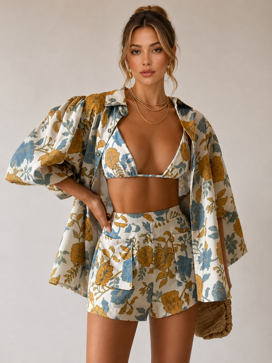 Summer Casual Streetwear Short Sets