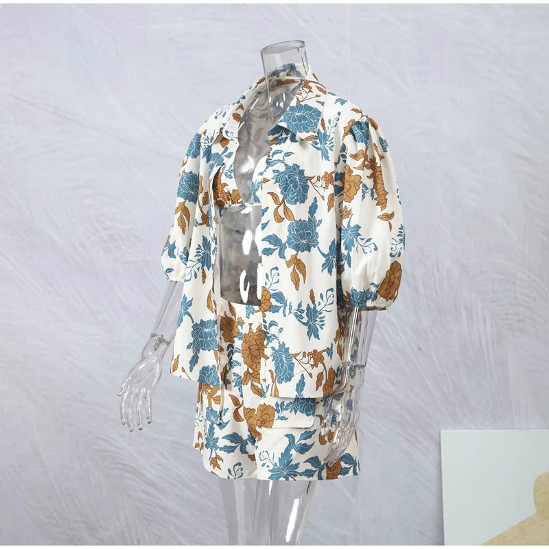 Summer Casual Streetwear Short Sets