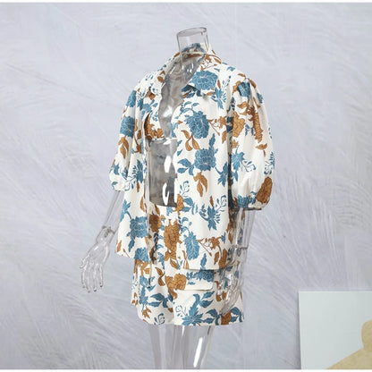 Summer Casual Streetwear Short Sets