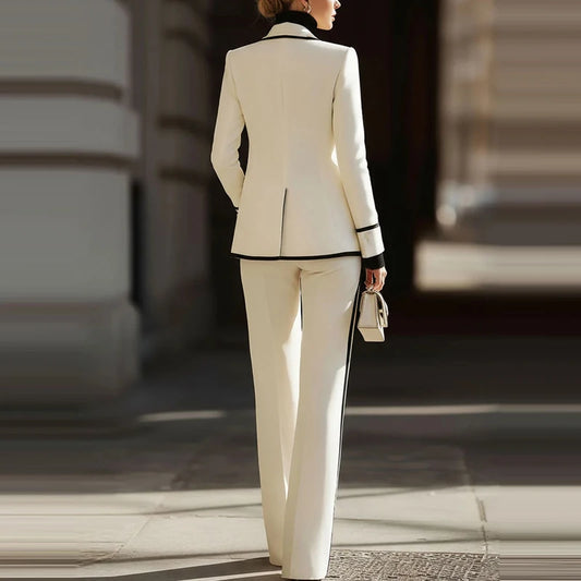 Long Sleeve Blazer&Suits Pants Sets