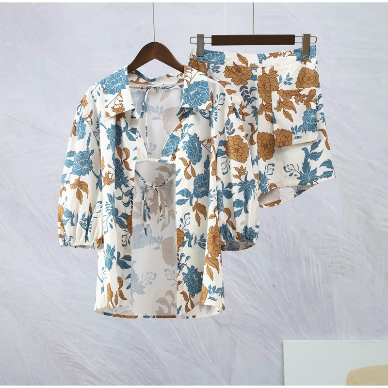 Summer Casual Streetwear Short Sets
