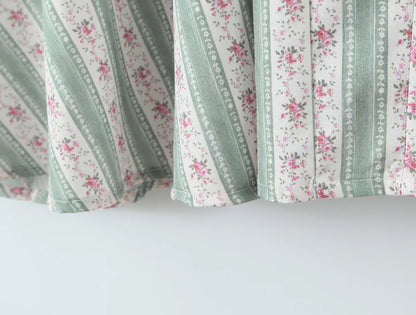 Emerald Bloom Floral Midi Dress