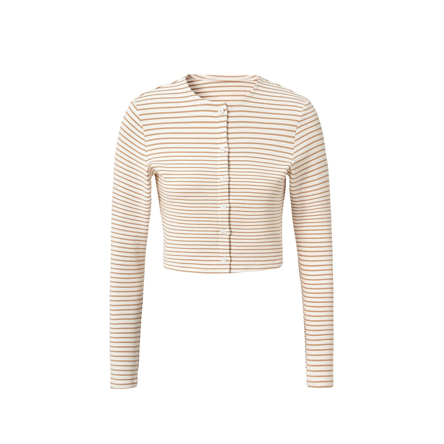 Old Money Vintage Striped Cardigan