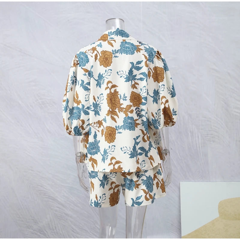 Summer Casual Streetwear Short Sets