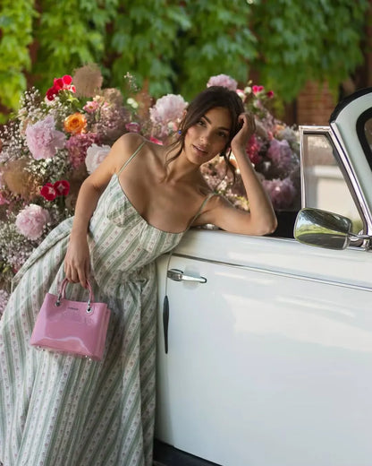 Emerald Bloom Floral Midi Dress