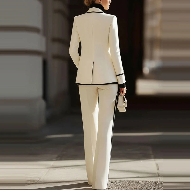 Long Sleeve Blazer&Suits Pants Sets