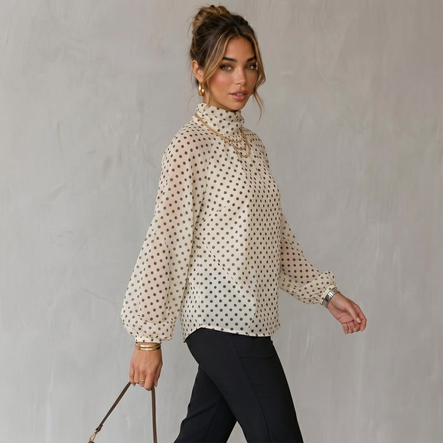 Long Sleeve Top Simple Shirts & Blouses