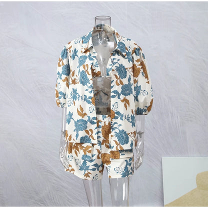 Summer Casual Streetwear Short Sets