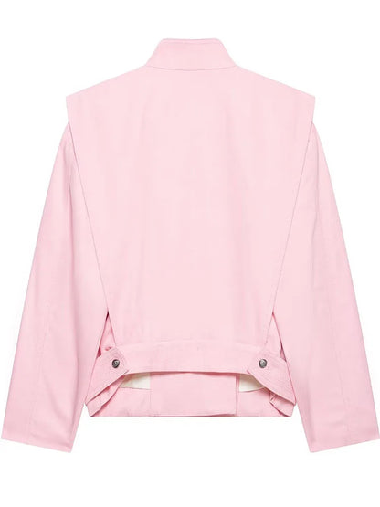 Summer Old Money Romantic Pink Jacket