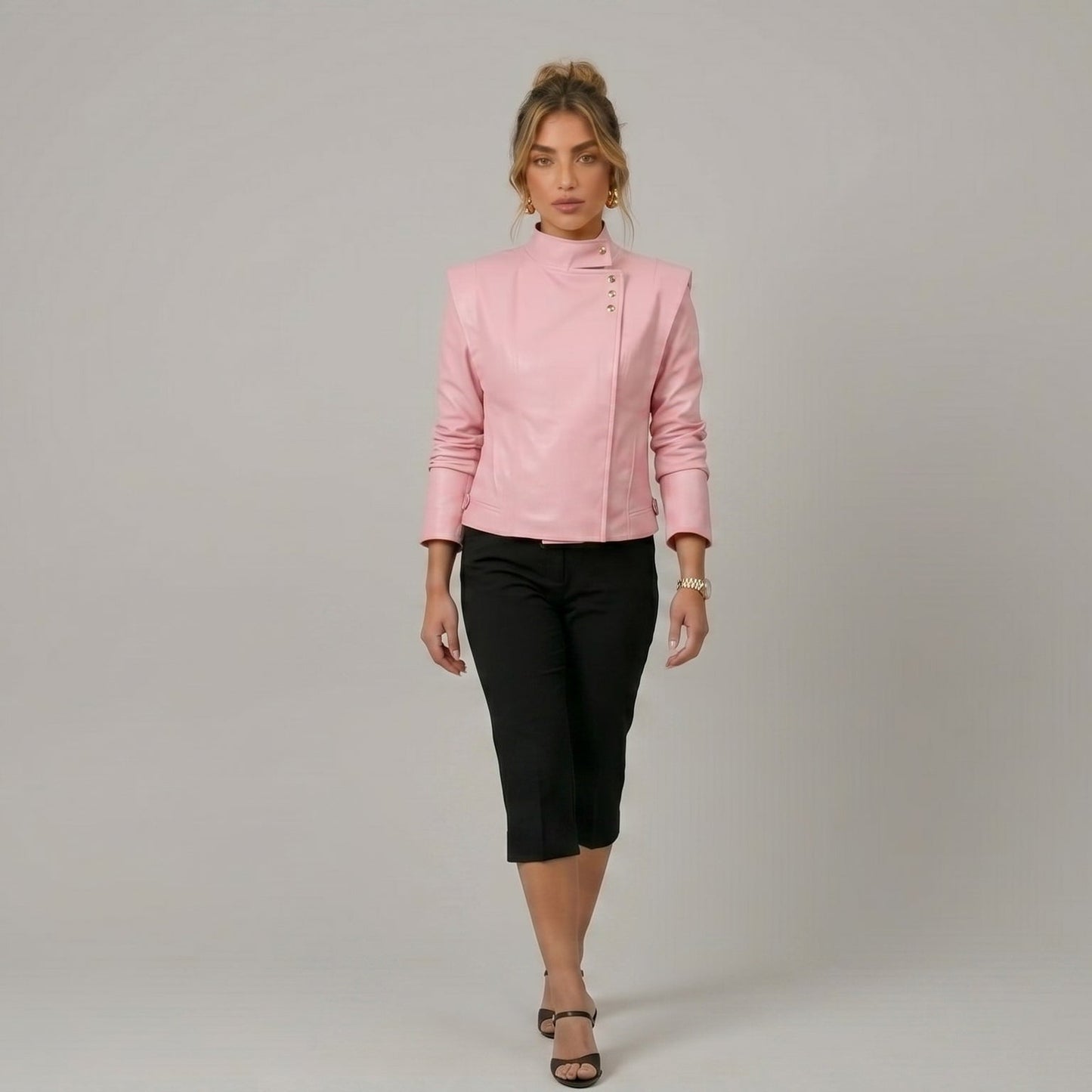 Summer Old Money Romantic Pink Jacket